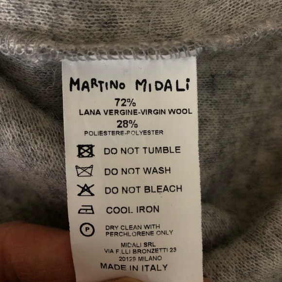 MARTINI MIDALI TOUJOURS grey shirt jacket, size L - Picture 7 of 7